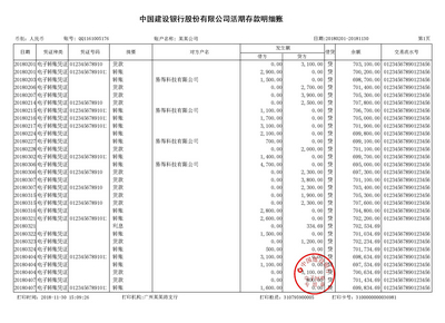 杭州对公流水制作案例